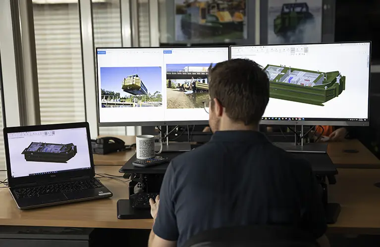 Man Designing Vessel