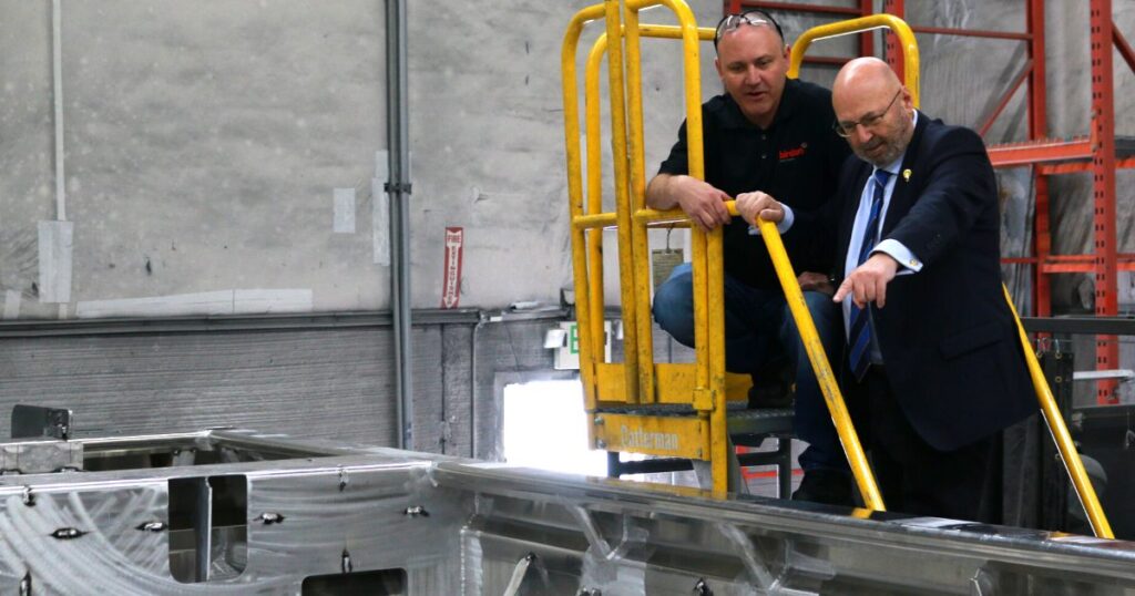 Ambassador Sinodinos visits Birdon U.S. Headquarters