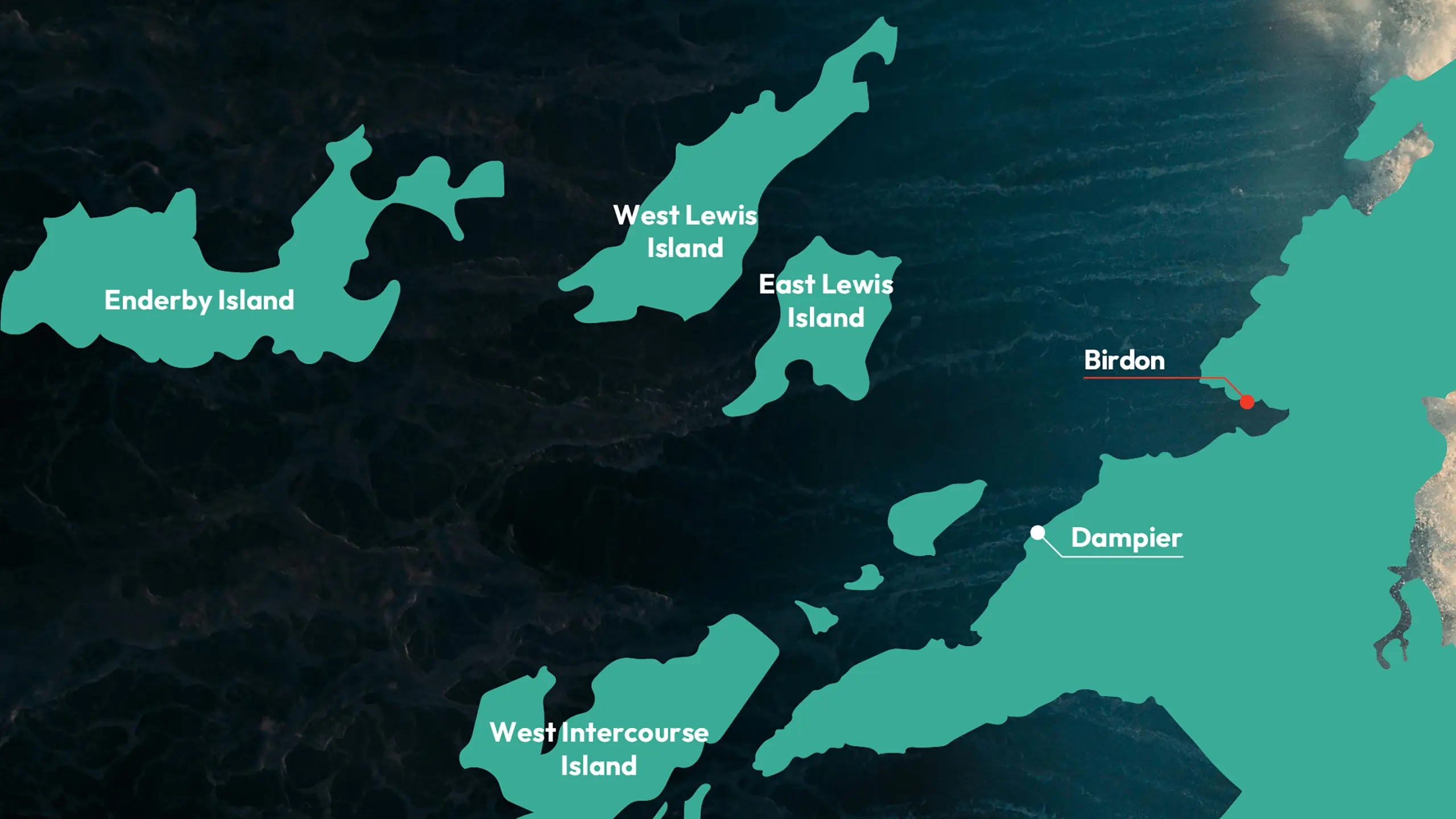 Dampier Shipyard Map